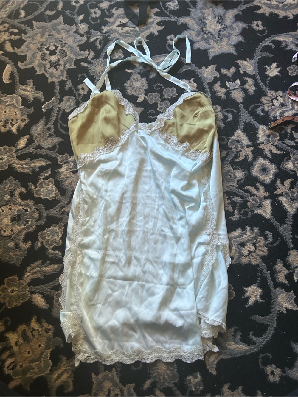 Intimately Free People silky lacey slip babydoll
